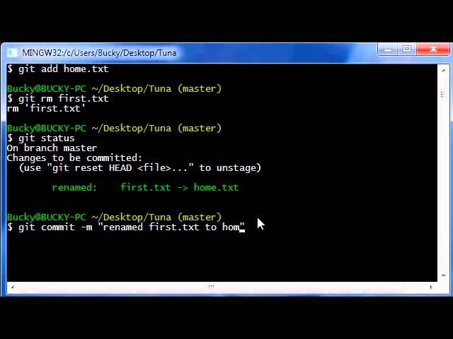 Git Tutorial - 11 - How to Move and Rename Files