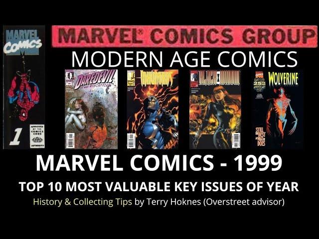 MODERN AGE Marvel Comics 1999 Top 10 Most Valuable key issues comic book investing Black Widow