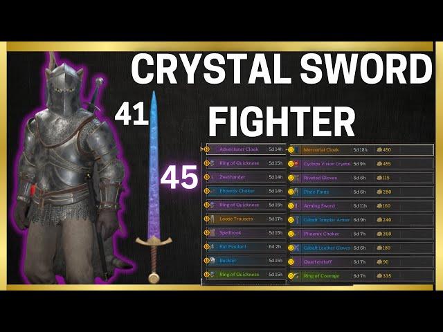 Crystal Sword Fighter DOMINATES solos | Dark and Darker PVP