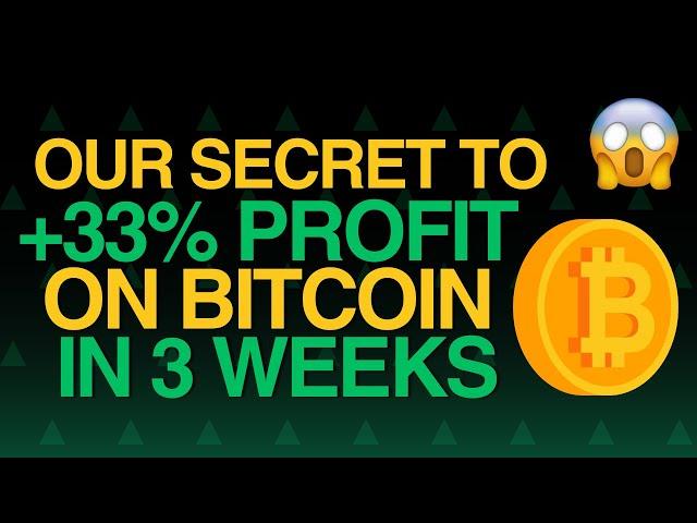 How We Made +33% Profit on $BTC in 3 Weeks | Swing Trading Secrets Revealed | Bitcoin Trading