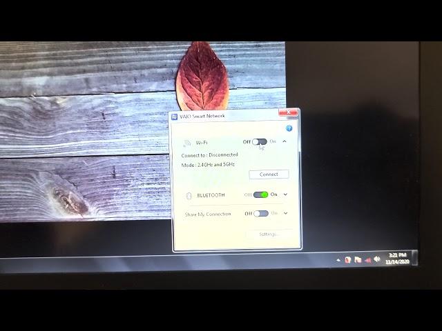 SONY VAIO WiFi Not Working Not Connected No Connections Available Fix Repair VAIO "Smart" Network