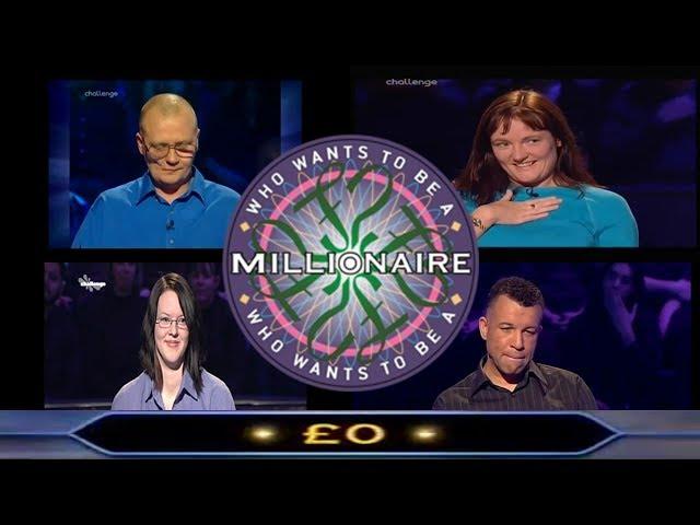 Who Wants To Be A Millionaire? | £0 Winners