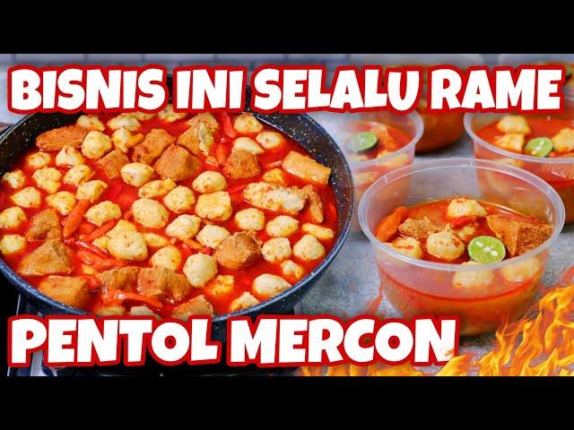 YANG INI BARU BENER !! BISNIS PEDAS PENTOL AYAM KUAH MERCON SELALU HABISS !! MENGGIURKAN SEMUA ORANG