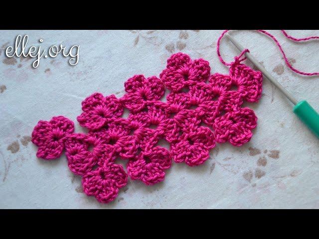 How To Crocheted Flower Lace or Edging • Free Step by Step Crochet Tutorial