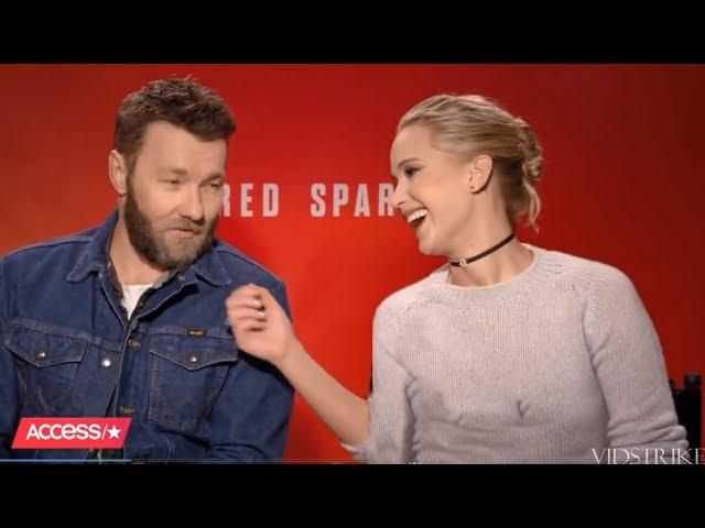 Jennifer Lawrence Can't Stop Flirting With Joel Edgerton (Red Sparrow Co-Star)