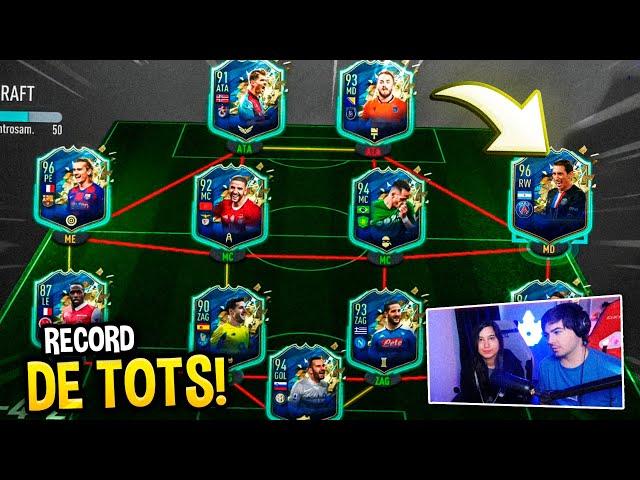 É RECORDEEEE! ELA MONTOU UM TIME FULL TOTS COM UM TOTS ABSURDO DO FRANCES! FUT DRAFT DA TREINADORA