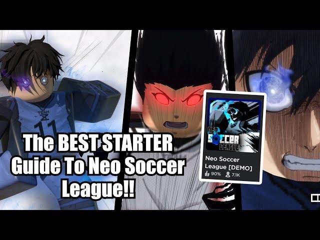 The BEST STARTER Guide To Neo Soccer League!! | Roblox