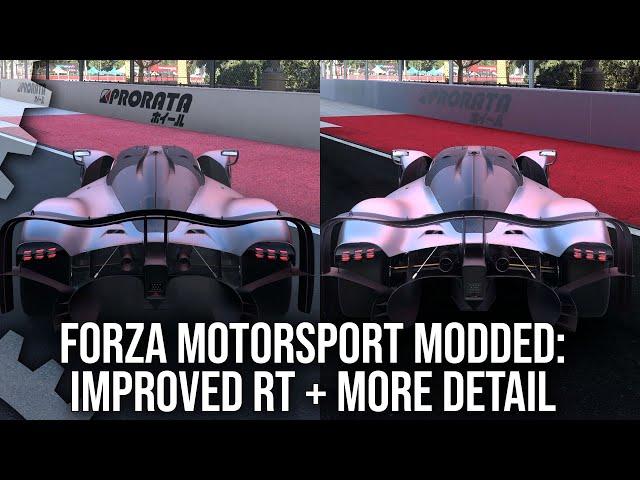 Forza Motorsport Modded - Enhanced Ray Tracing, Extra Detail - Graphics Analysis