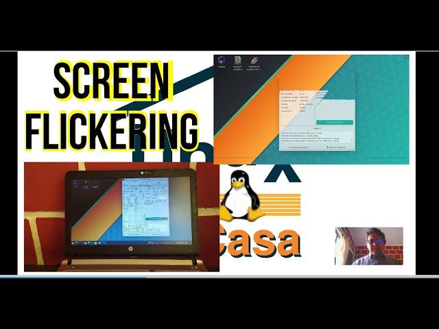 Parpadeo (Screen Flickering) grabando la pantalla en Manjaro Linux Escritorio KDE [V054]