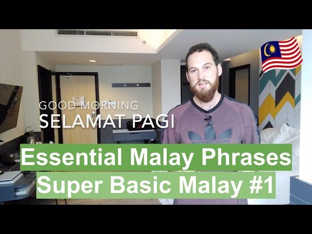 Essential Malay Phrases - Super Basic Malay #1