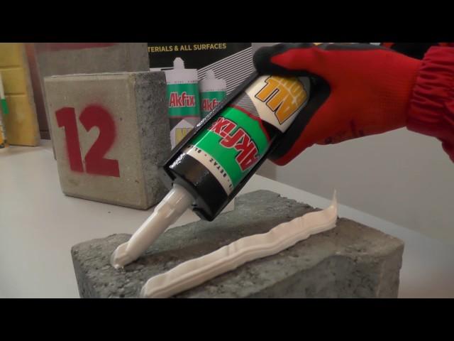 Akfix MS High Tack Adhesive Challenge