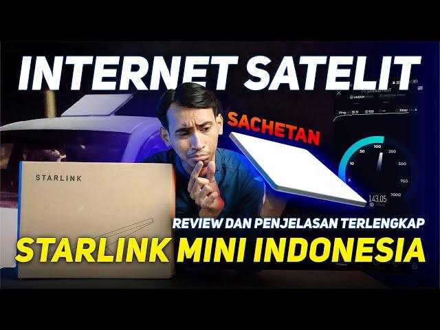 STARLINK MINI !! REVIEW , INTERNET CEPAT DARI LANGIT TERKECIL, DIMANAPUN KITA BERADA !!