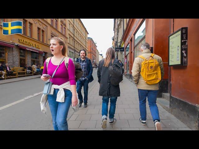 Stockholm, Sweden 4K Walking Tour - April 2024 