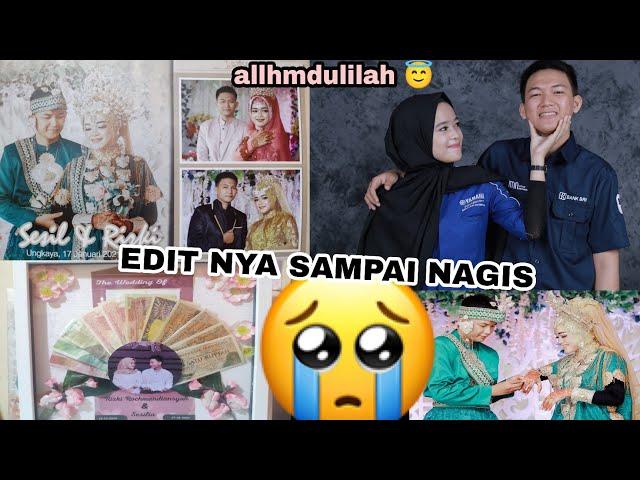 FOTO FOTO NIKAH SESIL & RIZKI DI BUAT JADI VIDEO UNTUK TEMAN-TEMAN