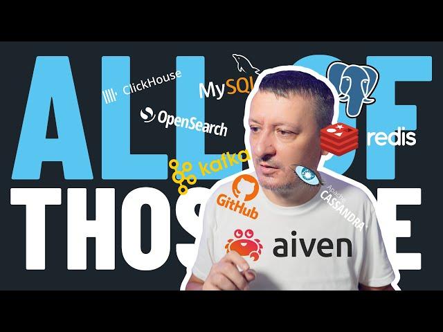 All Databases In Cloud Managed With a Single Service - Aiven