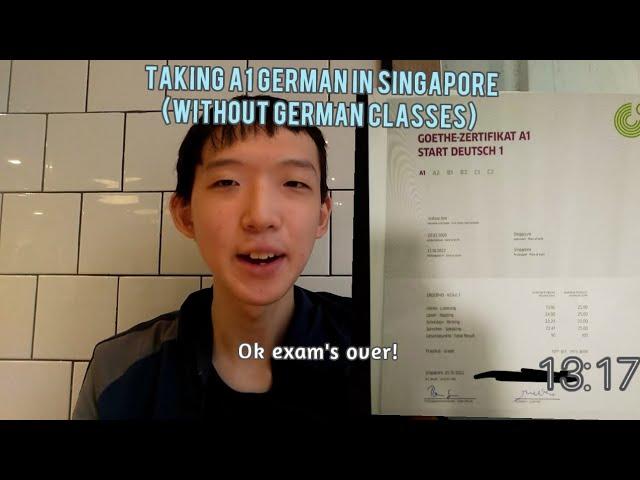 Taking A1 German in Singapore (without German classes)