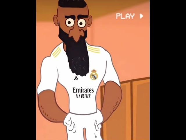 Antonio Rüdiger Keeps Players in Pocket‍ #shorts #viralvideo #football #realmadrid