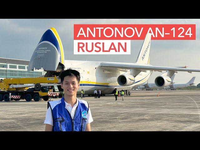 ANTONOV AN-124 DATANG KE KERTAJATI!! MELIHAT LANGSUNG PESAWAT KARGO TERBESAR DI DUNIA DARI DEKAT!!