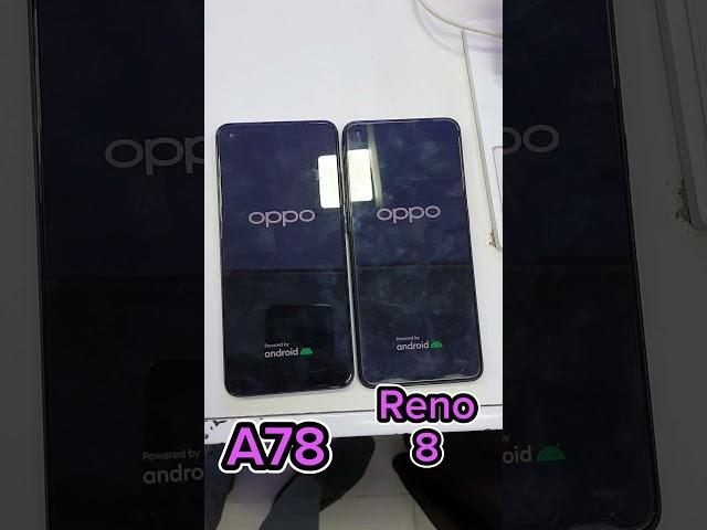 Oppo A78 Vs Oppo Reno8 Reboot Test Review