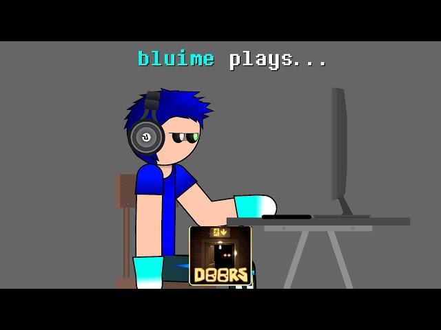 bluime plays: roblox - DOORS {animated.}