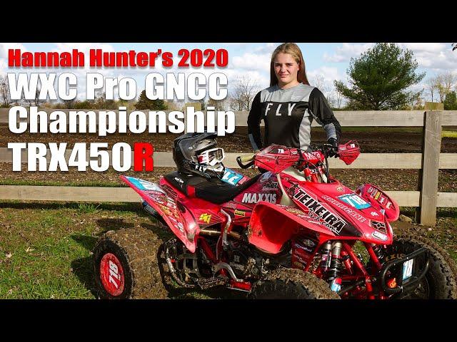 Hannah Hunter's 2020 WXC Pro GNCC Championship Honda TRX450R Review and What's New for 2021