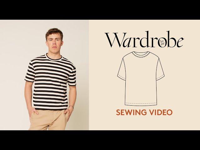 How to sew a T-shirt | Sewing Tutorial |  Wardrobe By Me