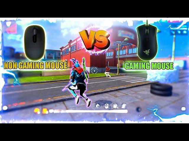 Which Mouse is Better?|| Free fire Gaming Mouse vs Non Gaming Mouse Comparison || @freefire