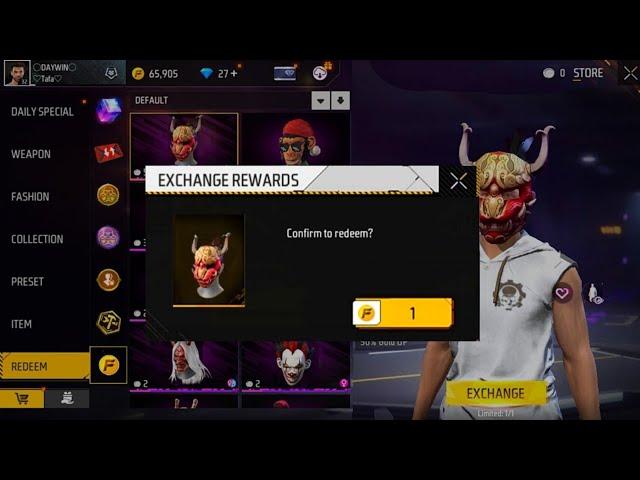 ADAM GOT  FREE HEAD SKIN  ONLY 1 GOLD  FREE FIRE