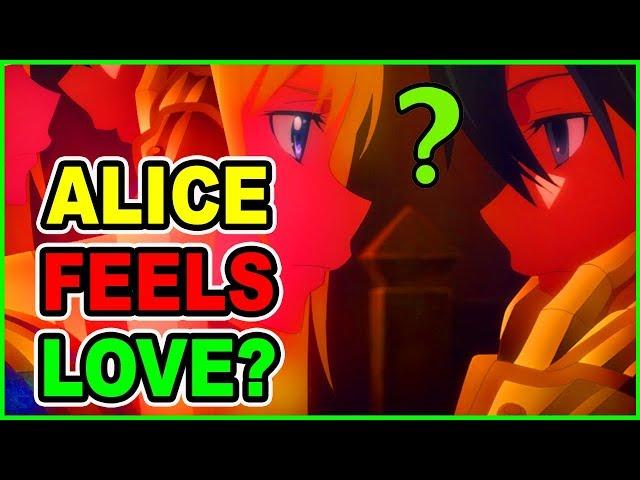 Is Alice Falling For Kirito? SAO Alicization War of Underworld Episode 5