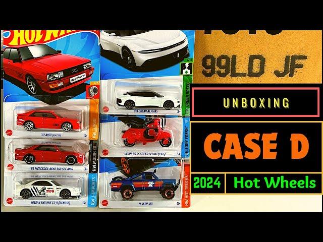 Unboxing - Hot Wheels 2024 Case D