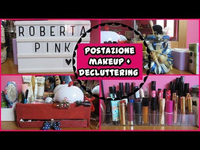 MAKEUP COLLECTION + DECLUTTERING  || Roberta Pink