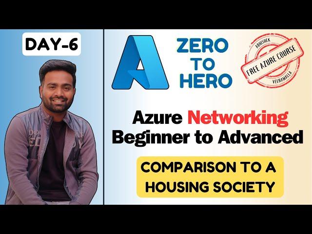 Day-6 | Azure Networking Basic to Advanced | Best Azure Networking explanation ️