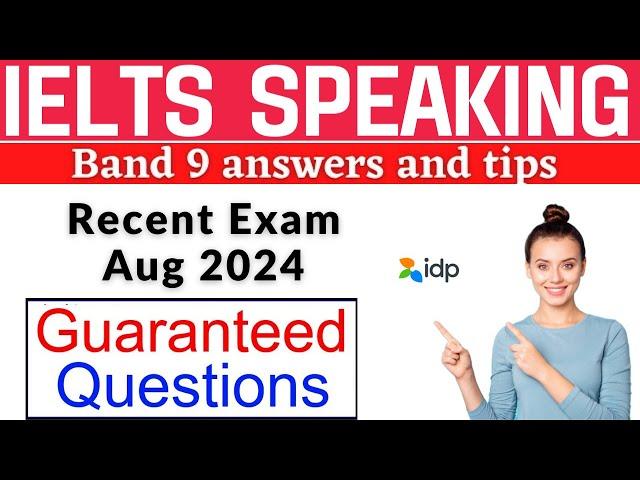 Speaking Topics For IELTS 2024 With Band 9 Sample Answers | Latest IELTS Speaking Test 2024 Band 9