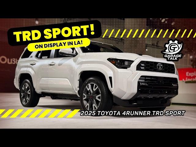 2025 Toyota 4Runner TRD Sport at the LA Auto Show