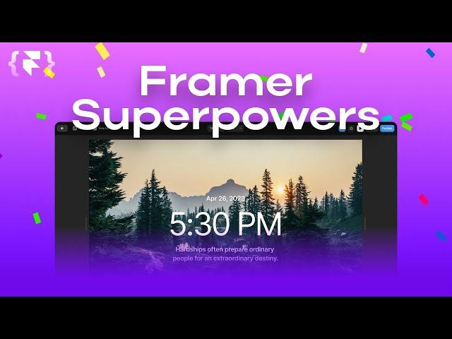 Framer Trick to Unlock Superpowers Using Overrides (No Coding)