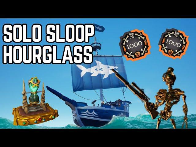 Solo Sloop Hourglass PvP (Sea of Thieves)