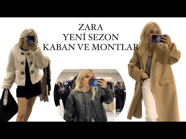 [ ZARA ] YENİ SEZON KABAN VE MONTLAR - ZARA TRY ON HAUL-EYLÜL ÖZTÜRK