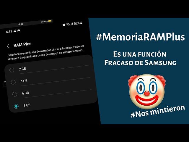 Memoria RAM Plus de Samsung ¿Sirve para algo o vuelve mas rapido tu Samsung?.