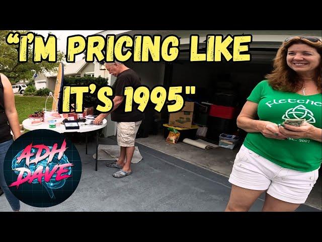 This was her first garage sale in 30 years!