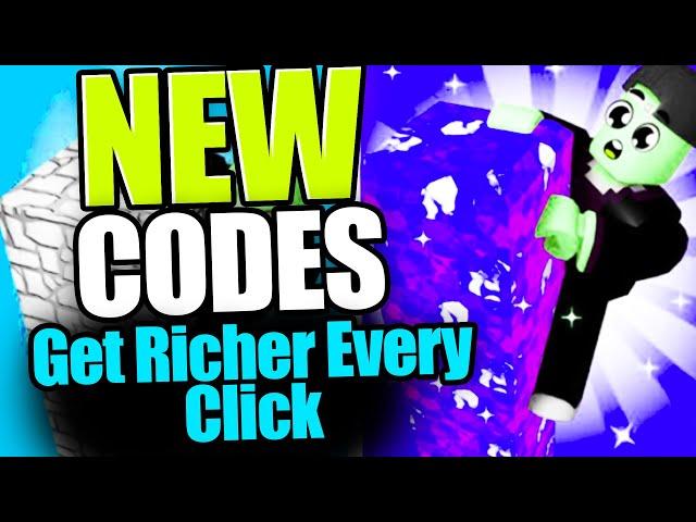 Get Richer Every Click CODES - ROBLOX 2023