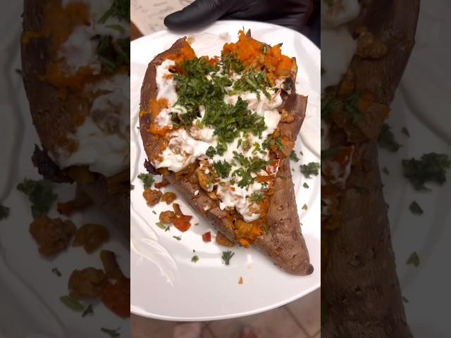 Baked Sweet Potato Meal Prep for Muscle Growth #foryou #shorts  #trending #billieeilish