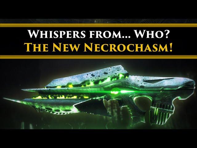 Destiny 2 Lore - Necrochasm's new lore & the mysterious new origins of the Weapons of Sorrow!