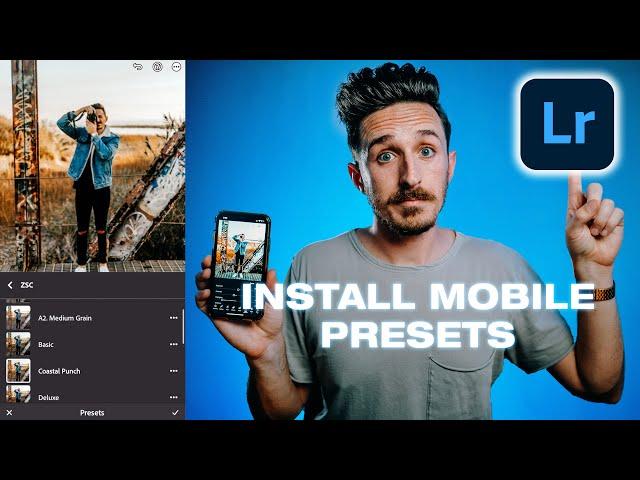 How to install presets to Lightroom Mobile! + FREE PRESET!