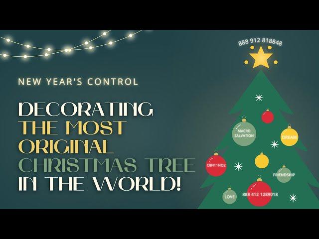 Decorating the most original Christmas Tree in the world! New Year's control (EN)