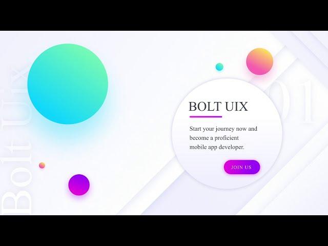 Bolt UiX  #flutter #swiftui #jetpackcompose #androiddeveloper #iosdeveloper #uiux #uidesign