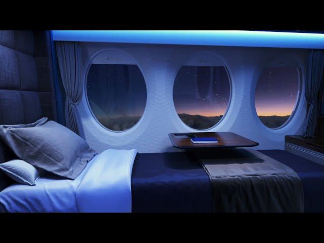 Sleep in Luxury Aboard Your Private Jet | Airplane White Noise for Sleeping