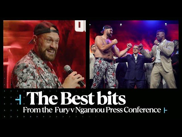 The Best Bits from the Tyson Fury v Francis Ngannou Press Conference | #FuryNgannou Boxing