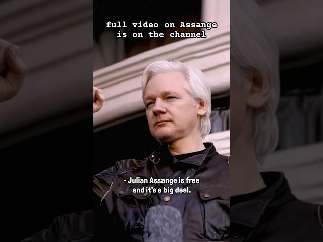 Assange is free. It’s a big deal. Full video on the channel.