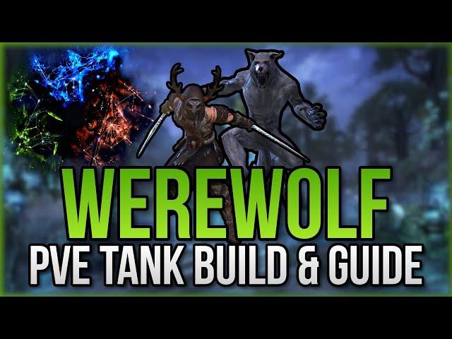 ️ ESO - PvE Werewolf Tank Build & Guide | Sets, Skills, CP | Ascending Tide