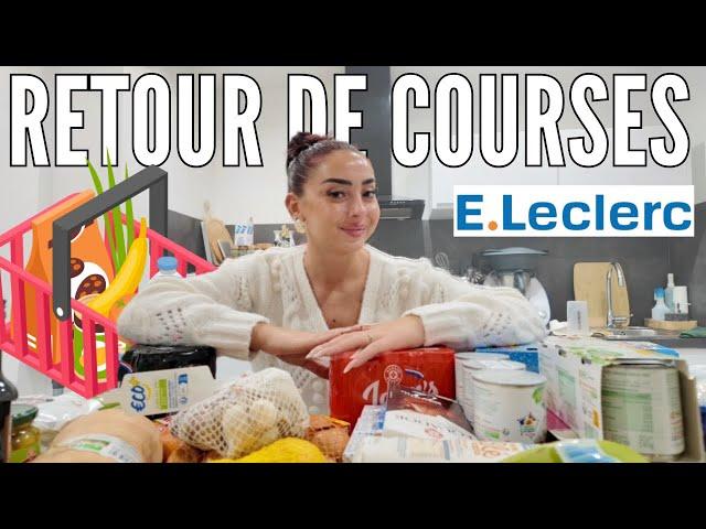 RETOUR DE COURSES | LECLERC 